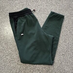 Montec Pants Mens M Green Fleece Jogger Sweatpants Ski Snowboard